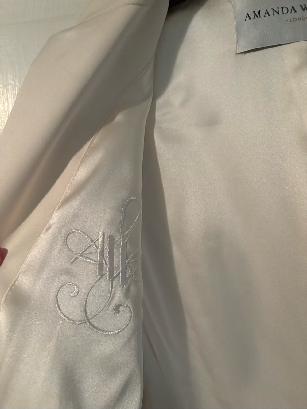 NWOT Amanda Wakeley Cream ‘Crombie’ Coat ASO Meghan Markle - Picture 6 of 15